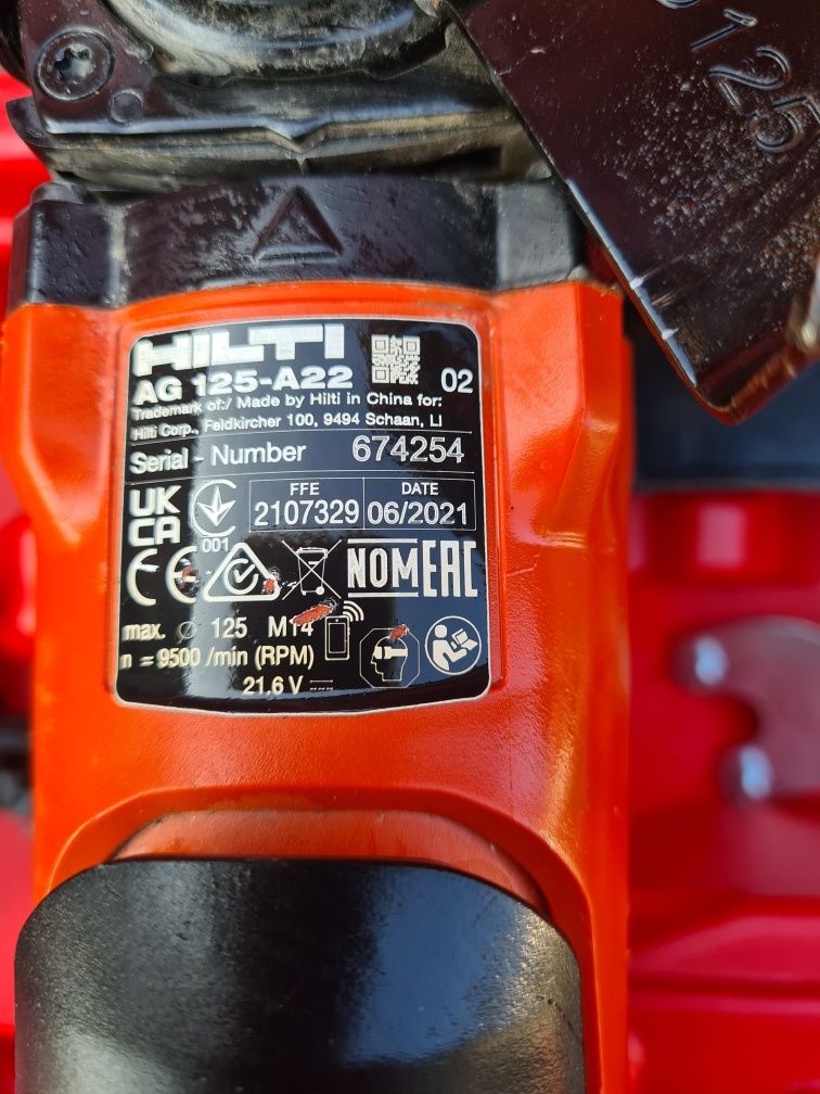 HILTI AG 125-A22