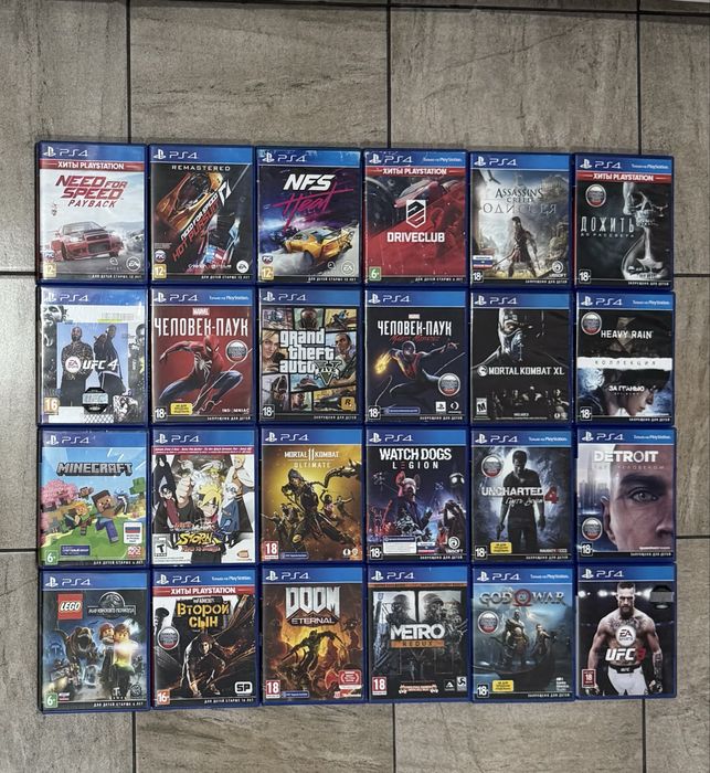 Продам диски игры на Playstation 4, 5 пс 4 пс 5