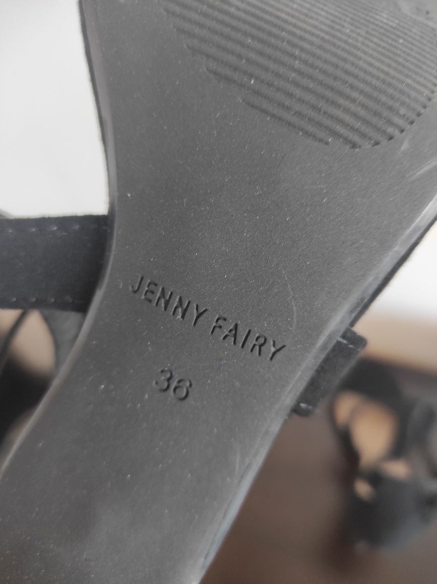 Велурени сандали Jenny Fairy