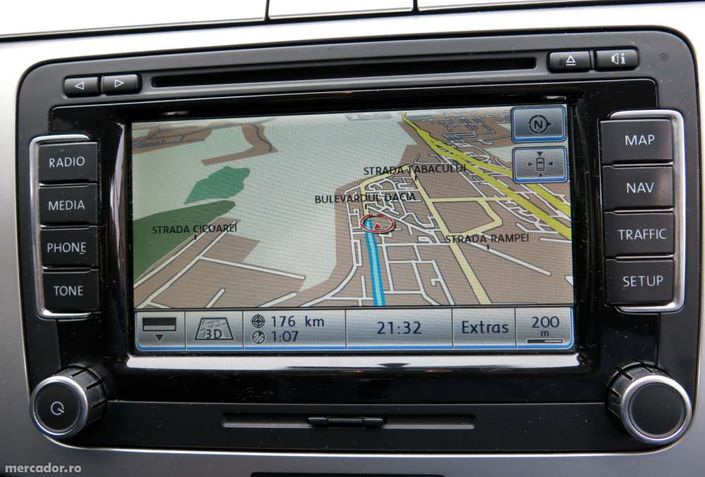 DVD harti navigatie GPS VW Passat Golf RNS 510 Romania 2024 V17 8555