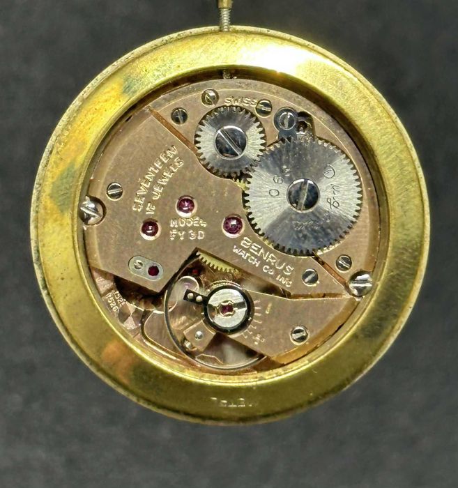 Джобен Механичен Златен Часовник DUGENA / 18k GOLD
