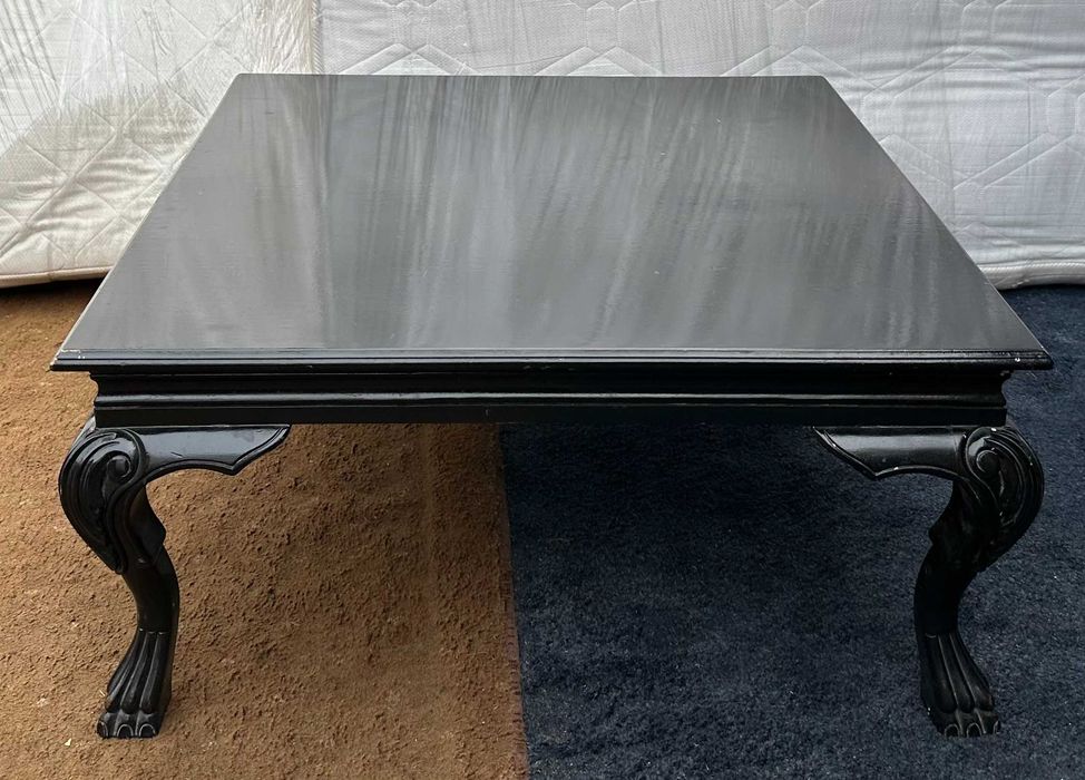 Masuta de cafea Vinatge din lemn masiv; Masa stil Florentin