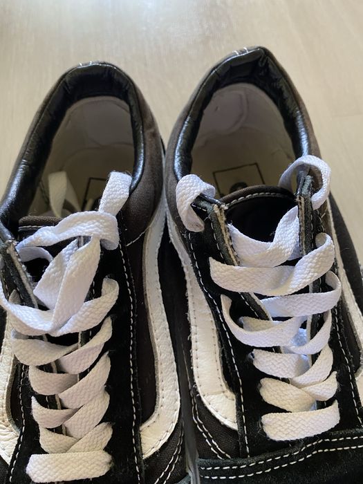 Vans off the wall Old Skool alb și negru , unisex