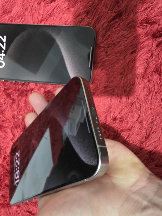 -Iphone 15Pro Max, ca Nou, 256Gb, 8Ram, ireprosabil, Natutal Titanium,