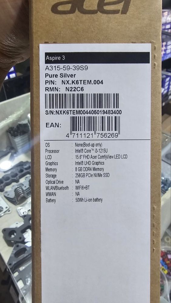 СРОЧНО Продается Новый ACER ASPIRE 3 A315-59