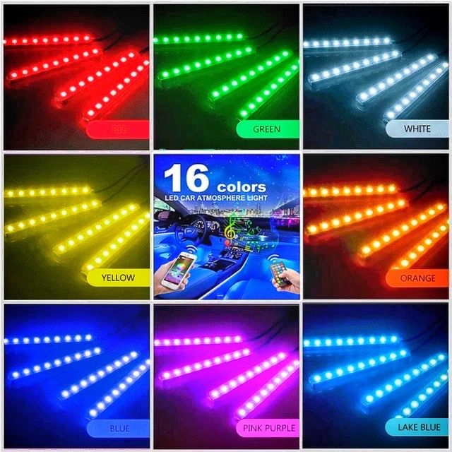 НОВА Музикална RGB LED подсветка Осветление за интериор