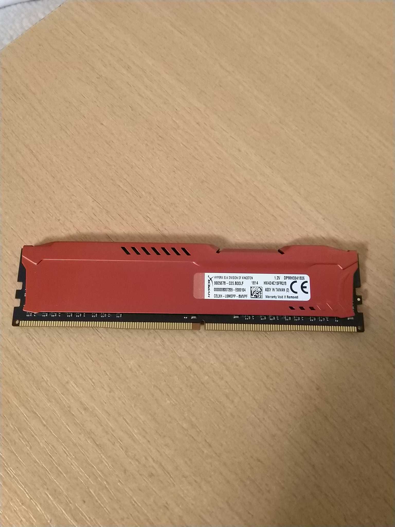 Memorie DDR4 Hyper X Fury red 8 GB 2400MHz