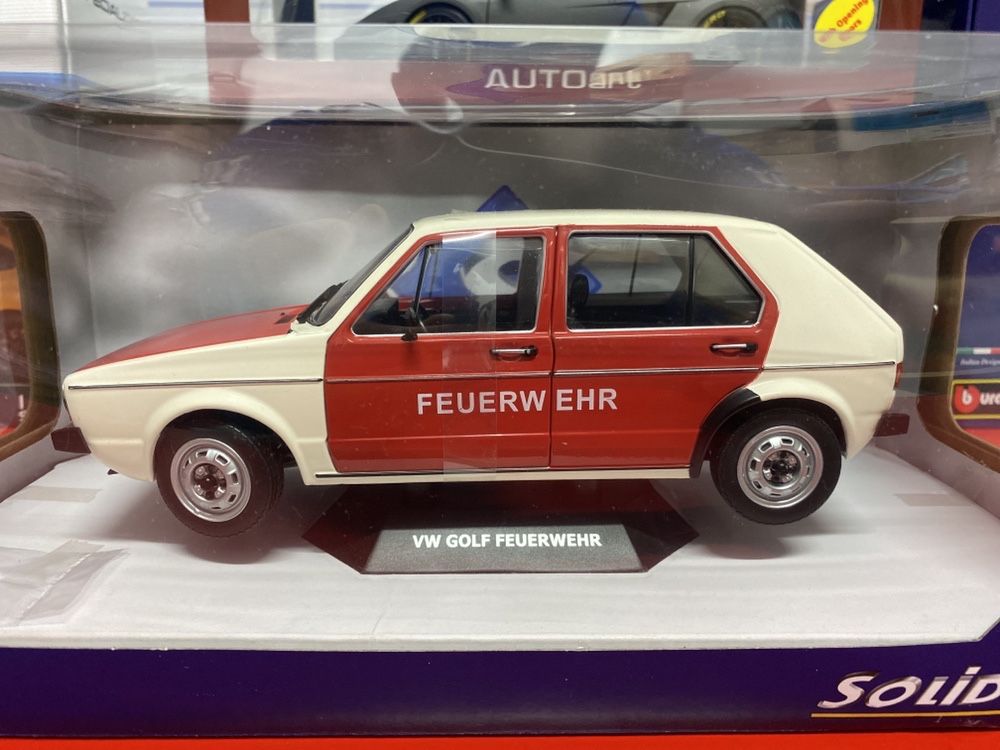 SOLIDO VW GOLF “Pompieri” an 1974 machetă auto de colecție scara 1:18
