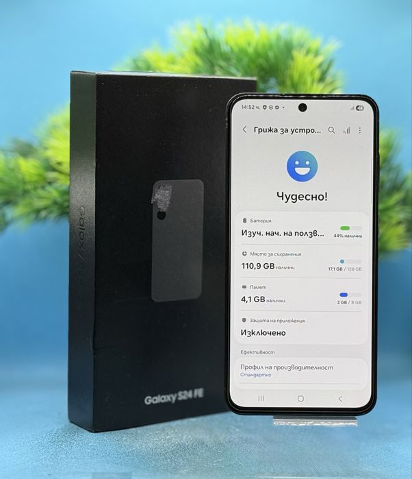 Samsung Galaxy S24 FE, 8GB RAM, 128GB, 5G, Graphite