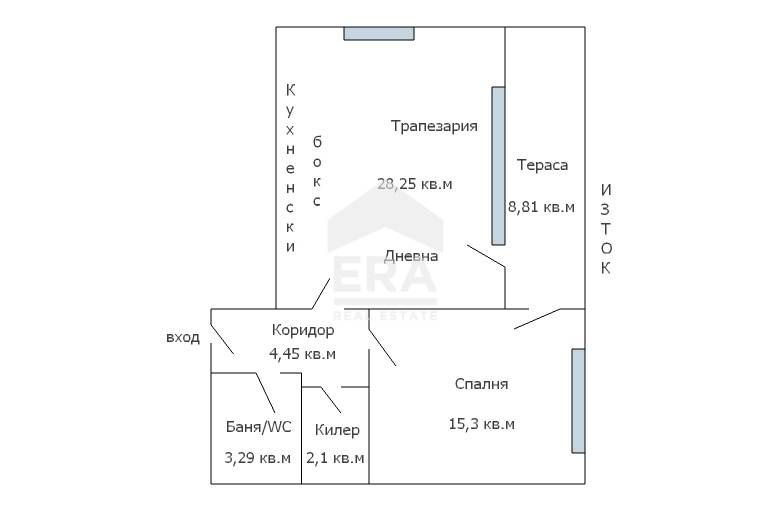 Продава се Двустаен апартамент в Варна, Чайка - 81 кв.м за 1667 €/кв.м - Снимка #5