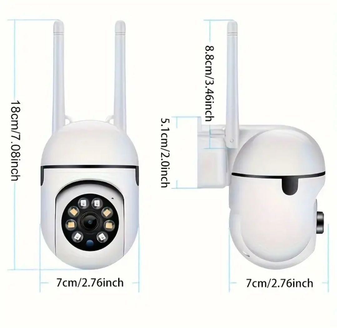 Camera video wireless HD 1080p cu vedere pe timp noapte Baby Monitor