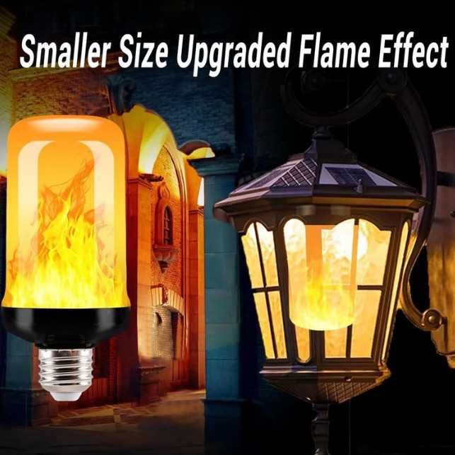 LED Крушка Ефект на Пламък 5W Е27 Е14 Уют Романтика за Дома Градината