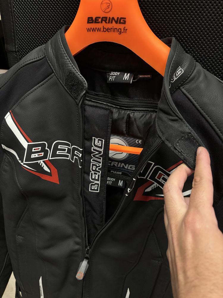 Geaca moto piele 4 sezoane Bering Skope marime S-M ca noua!