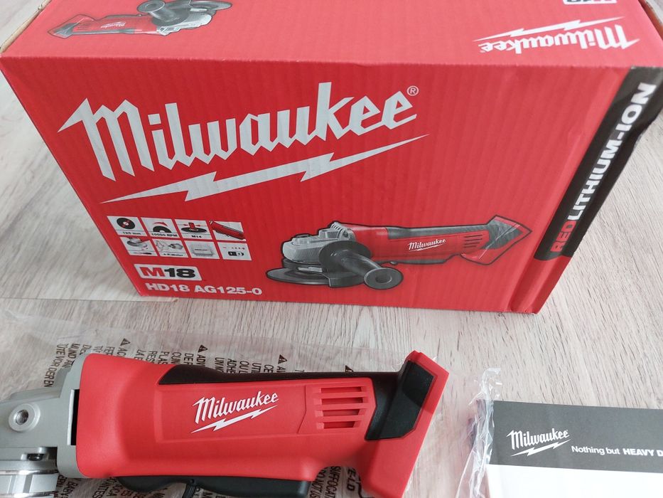 Flex, polizor unghiular milwaukee HD18 AG125, disc 125 mm, nou