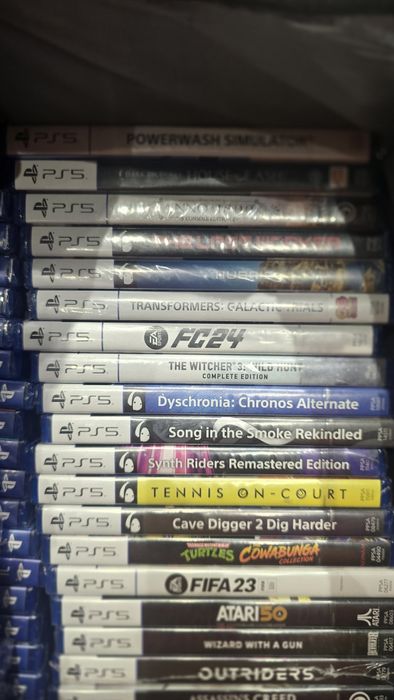 Новые диски ps4, ps5