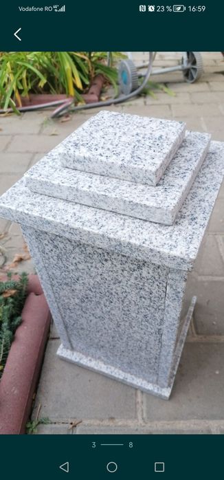 Suport lumânare cavou din granit