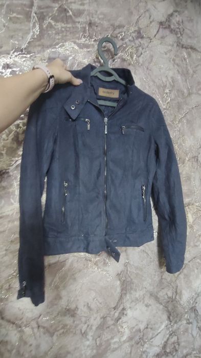 Замшевая куртка на подкладе