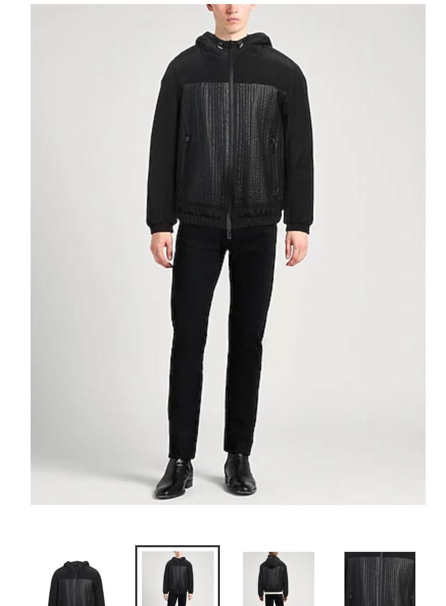 Jacheta Geaca Emporio Armani din piele