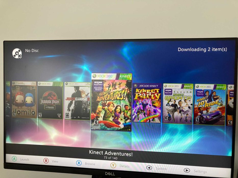 140 Jocuri - XBOX 360 500GB KINECT MODAT