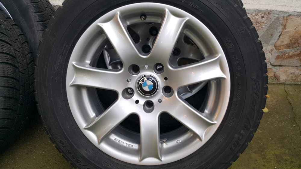 Set roti BMW, jante si anvelope all season Michelin 225/55/16