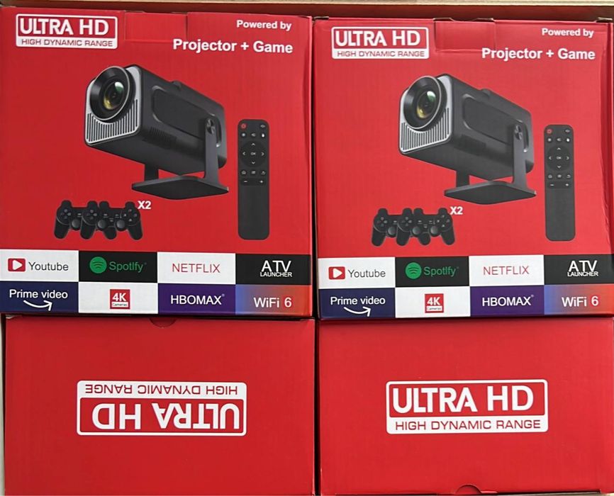 Игровой проектор с играми приставка джойстик флешка в комплекте