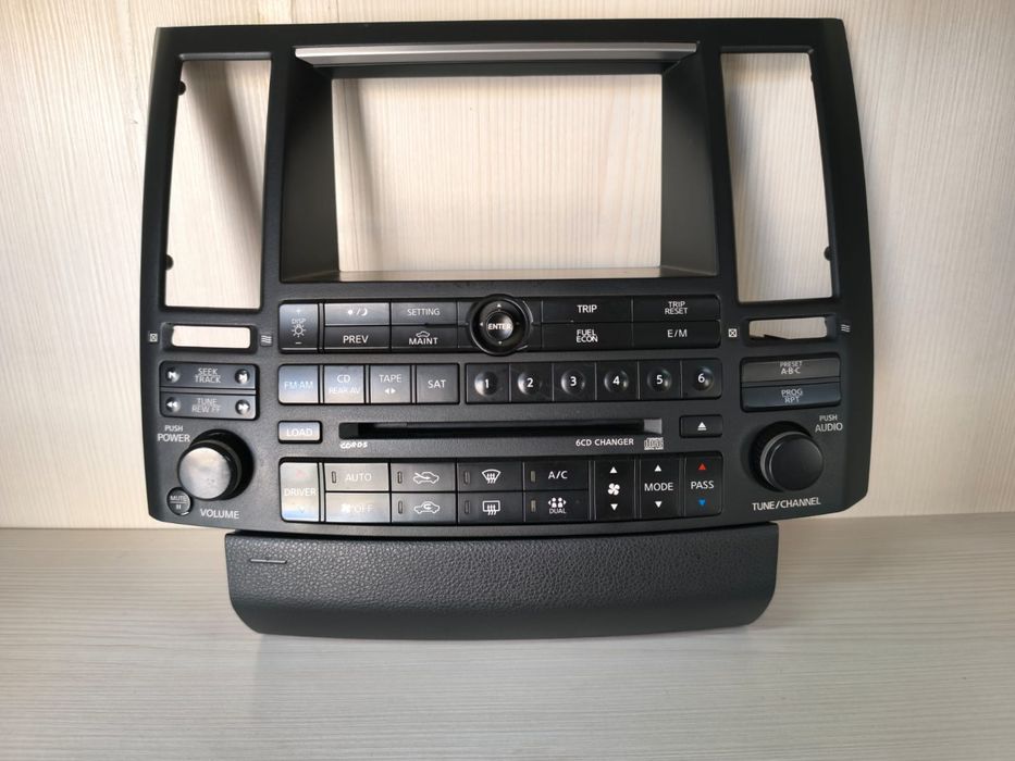 Климат контроль рамка с магнитолой инфинити фх35