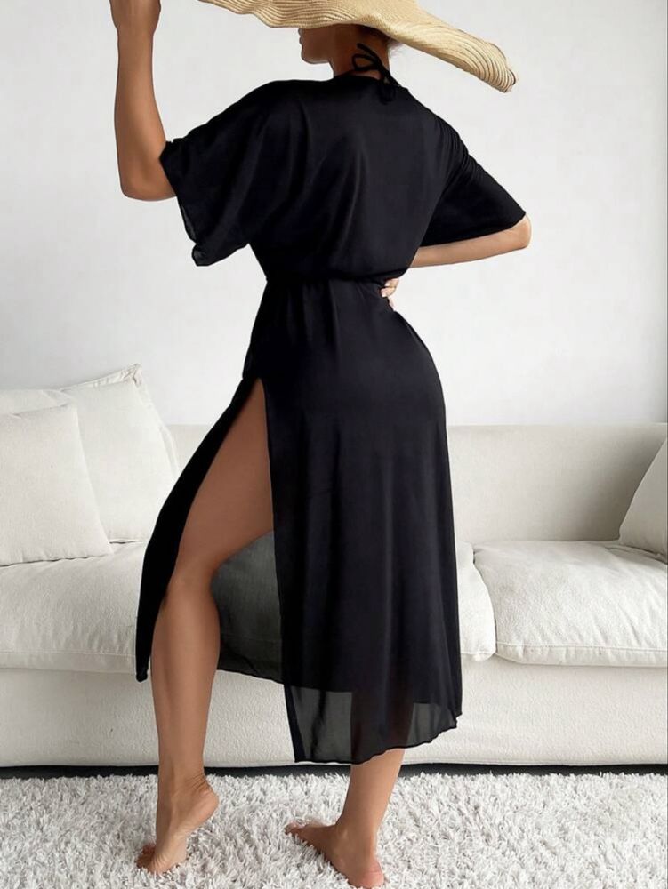 Rochie de plaja neagra