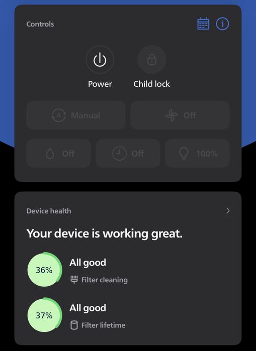 Purificator si umidificator 2-in-1 Philips AC2729/13