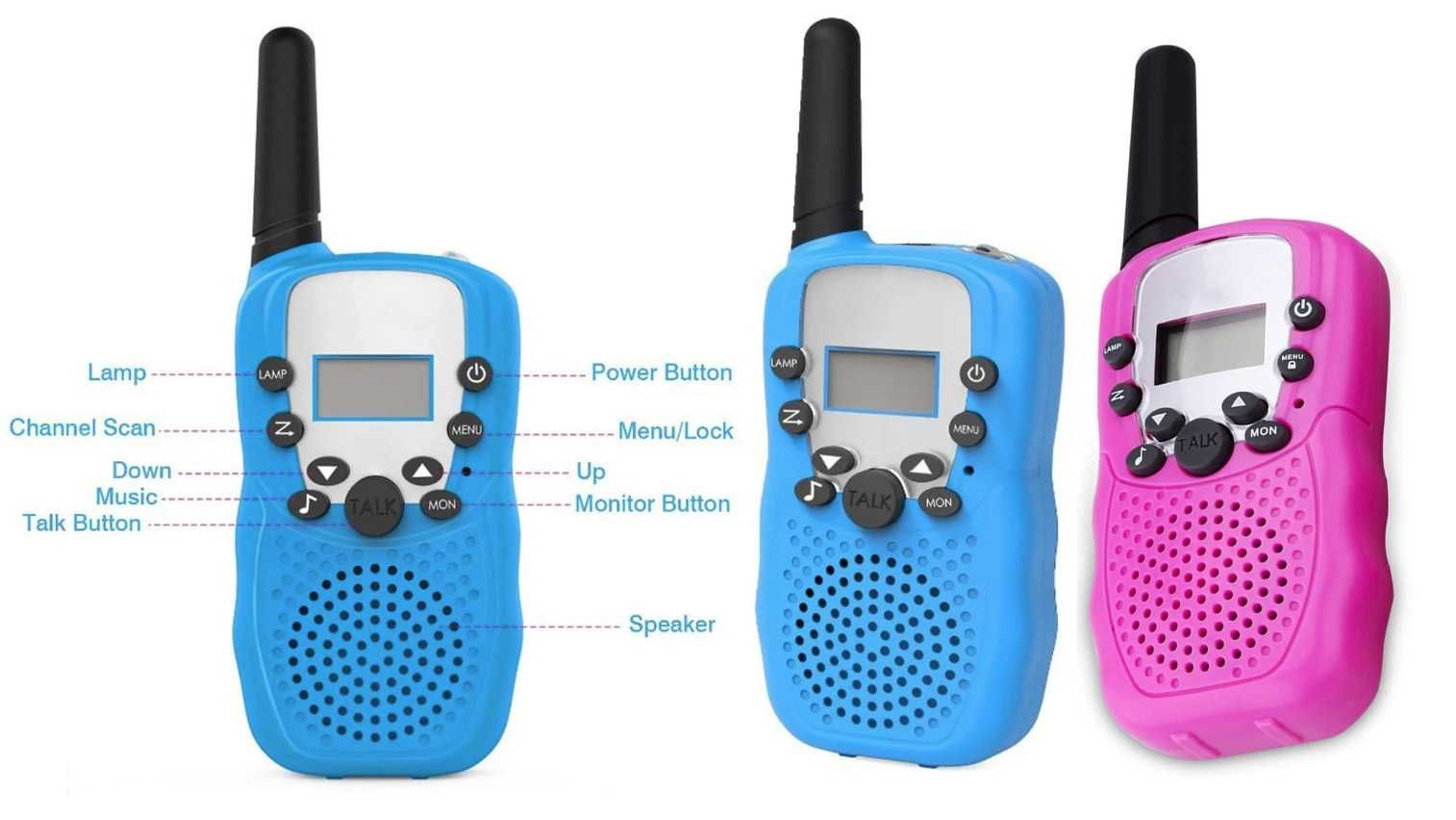 Statie radio portabila walkie-talkie, 2 buc