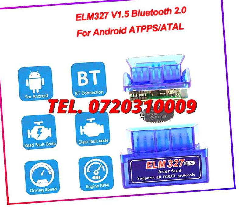 Interfata Universal Obd Ii Elm327 Conectare Bluetooth