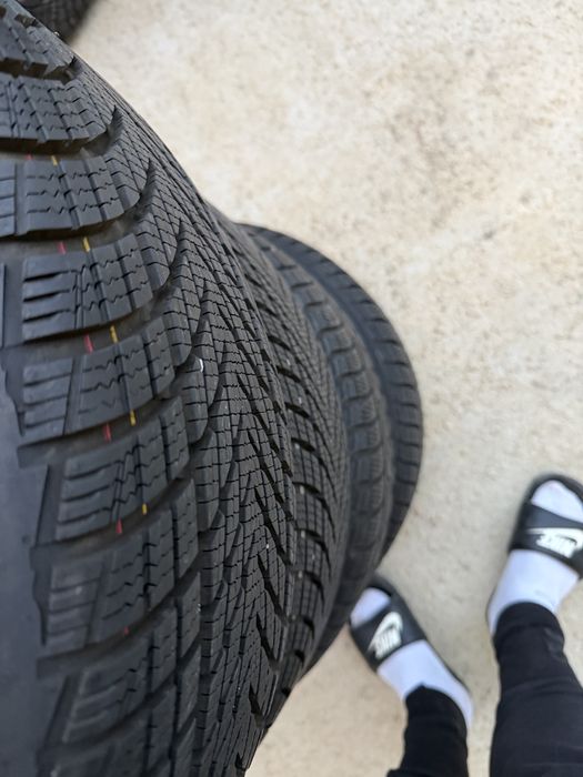 Jante aliaj 17” originale VW Passat + cauciucuri iarnă 215/55 R17