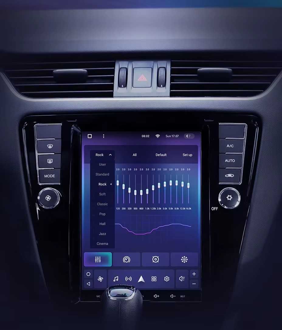 Мултимедия за SKODA OCTAVIA 9.7" тип TESLA вертикална Навигация плеър