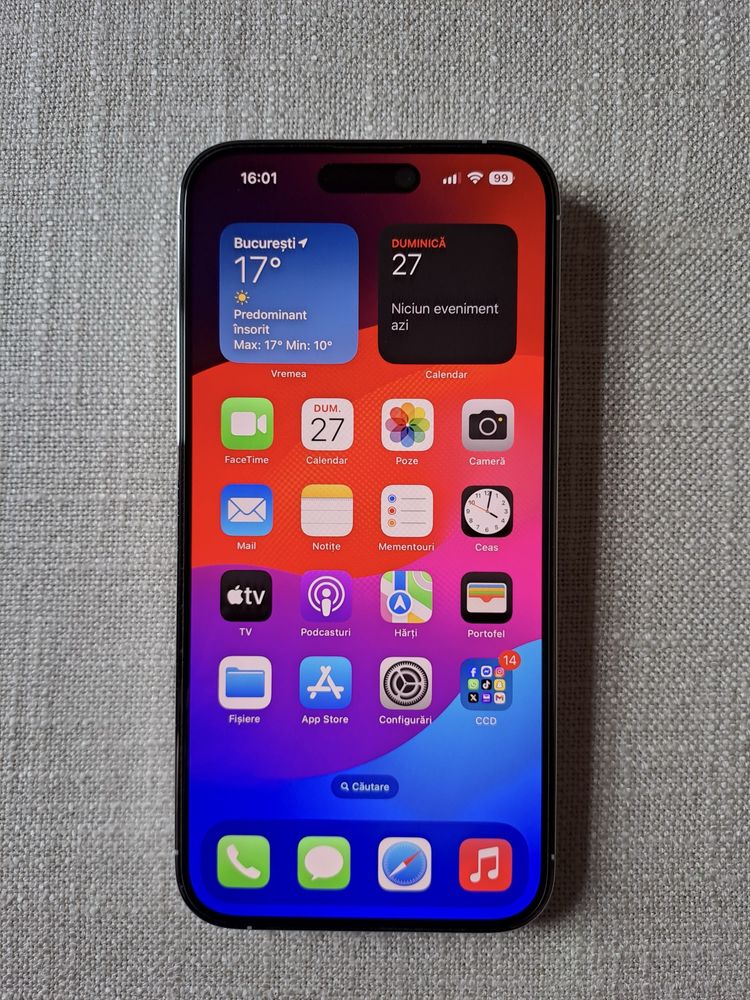Iphone 14 Pro Max 256Gb Silver 86% sanatatea bateriei