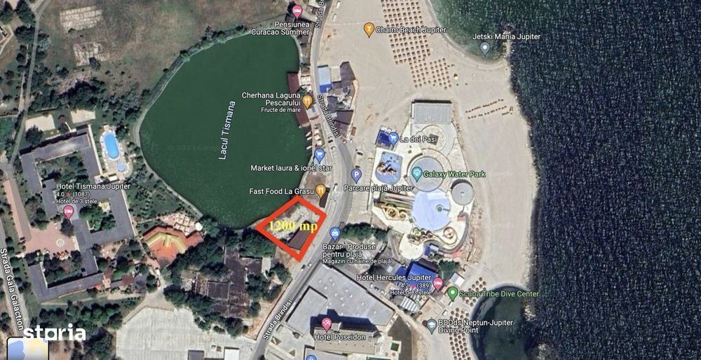 Jupiter | Teren 1200Mp | Deschidere La Lac | Ideal Investitie