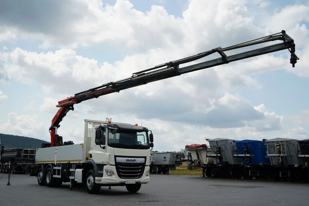 DAF CF 450 / 6x2 / LIVRARE / HDS FASSI F 245 / 6x EXTENSIE - 17 M / ROTARE / RADIOCOMANDĂ / EURO 6 / 2018