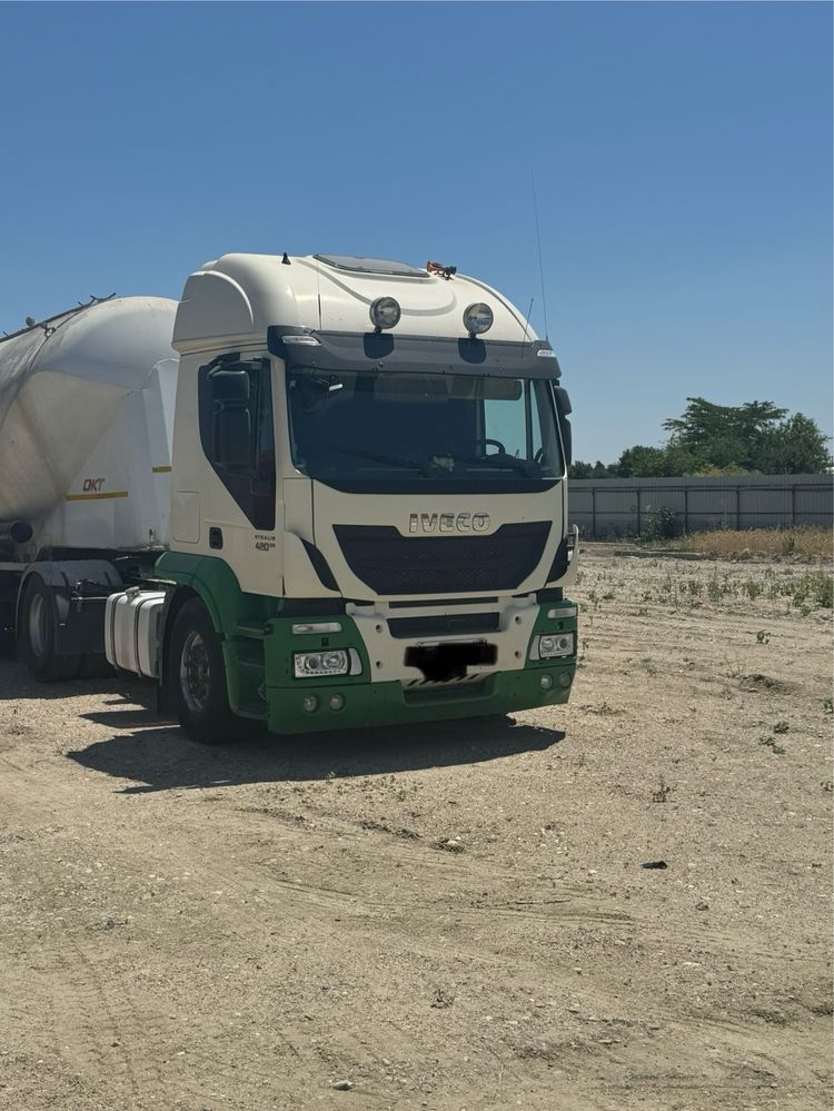 Vand man 3 buc cu semiremorci basculabile si iveco stralis
