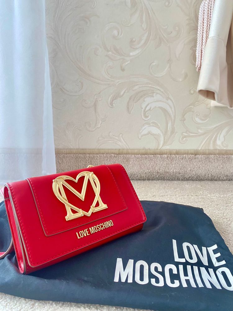 Love Moschino 100% Оригинална Нова Чанта