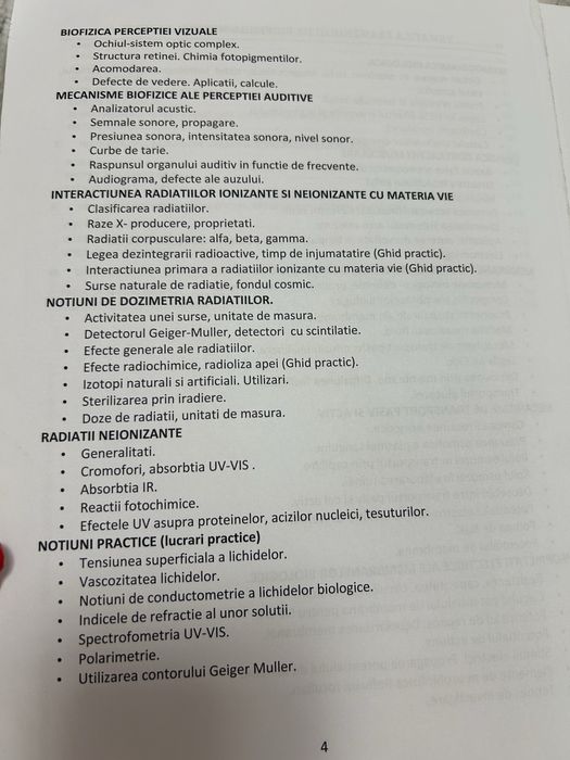 Carte biofizica medicala