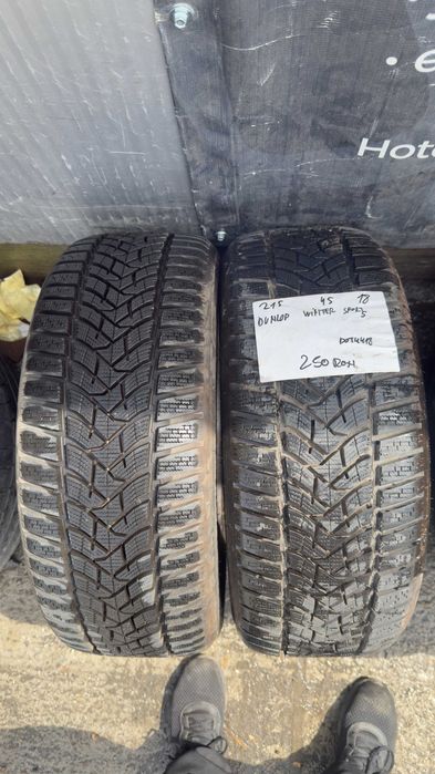 215 45 18 iarna  M+S Dunlop Winter Sport 5 DOT 4418