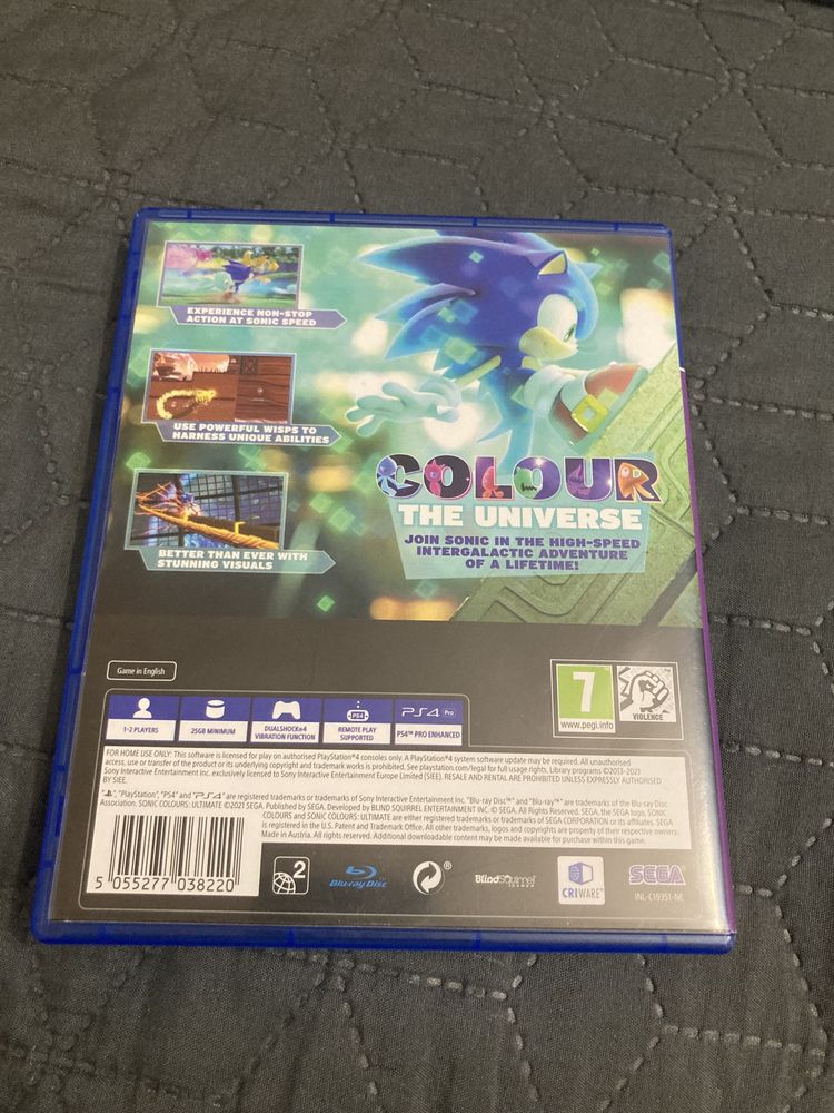 SONIC colours PS4