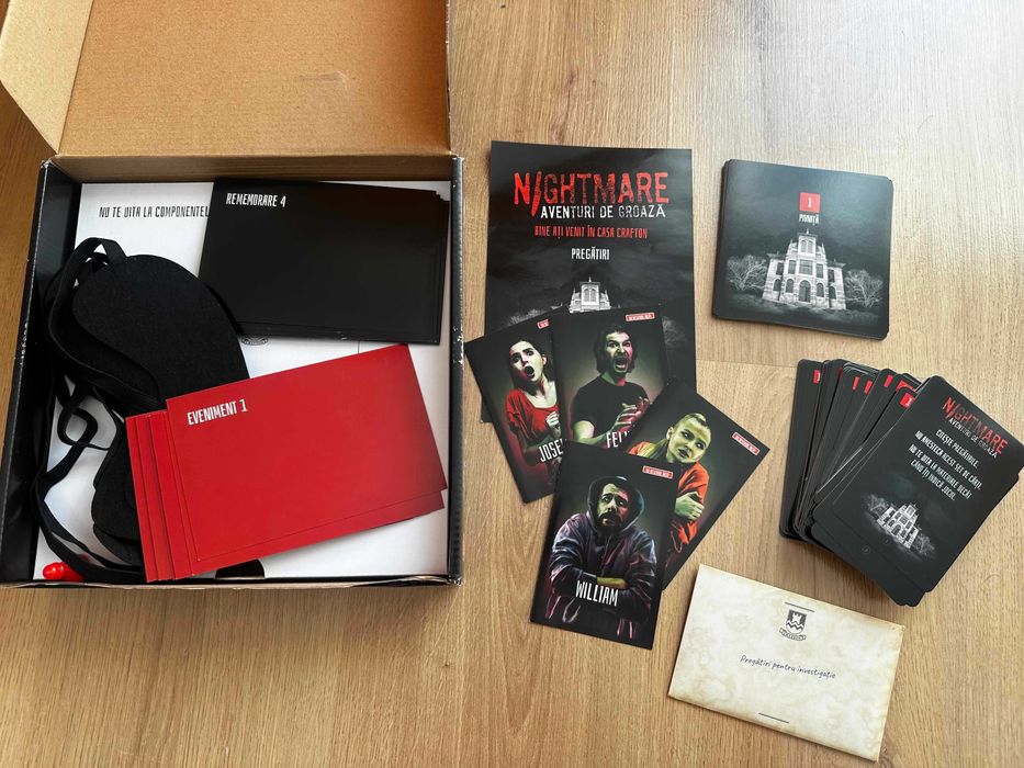 Boardgame Nightmare - Aventuri de groaza, joc societate