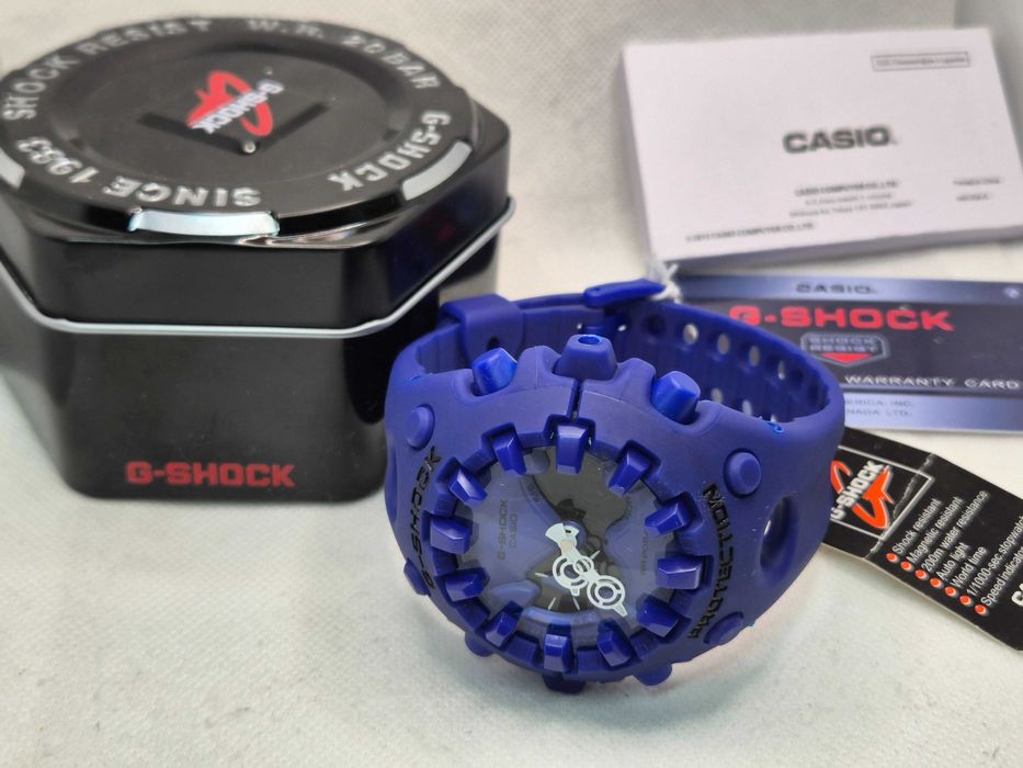 Ceas Sport Casio g shock GA-V01 albastru, Nou,Garantie 2 ani