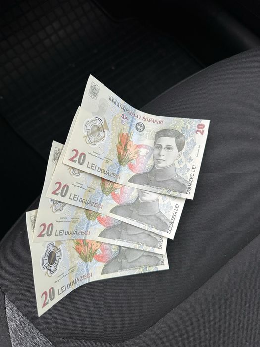 4 bancnote 20 lei