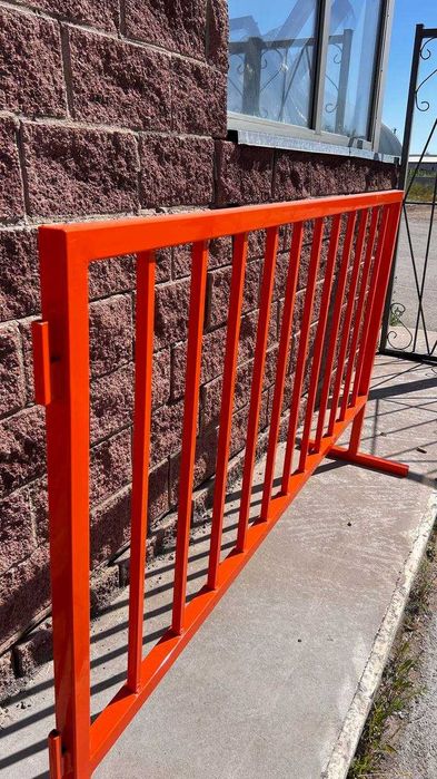 турникеты металлические мобильные строительное  ограждения фанбарьеры