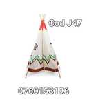 Cort copii in stil indian-Deluxe-Cort pt joaca si relaxare-Lemn-J47