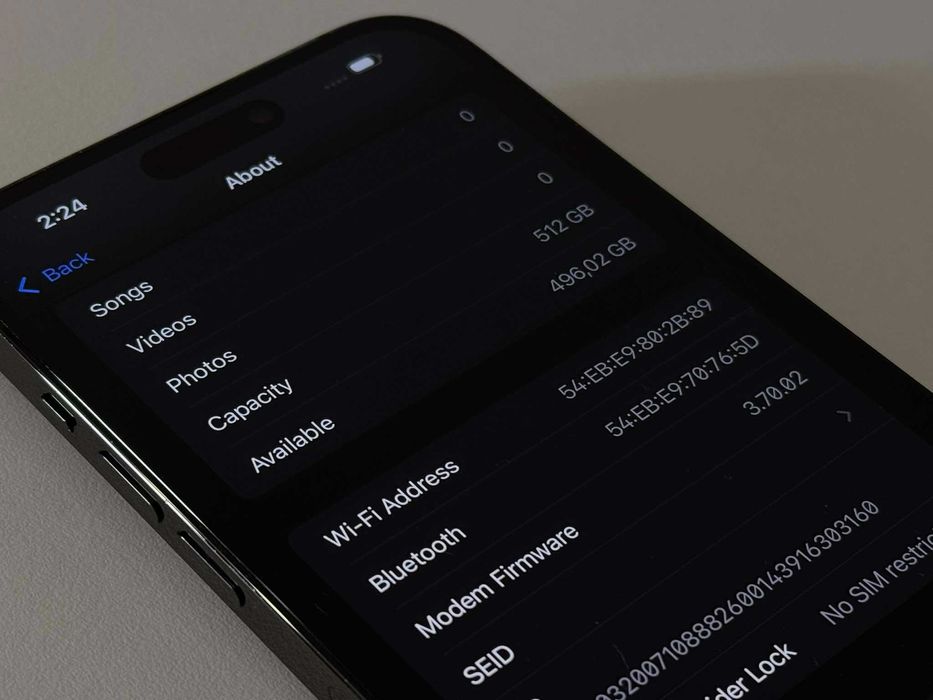 Бартер! Перфектен! iPhone 14 Pro Max 512GB Space Black (Черен)