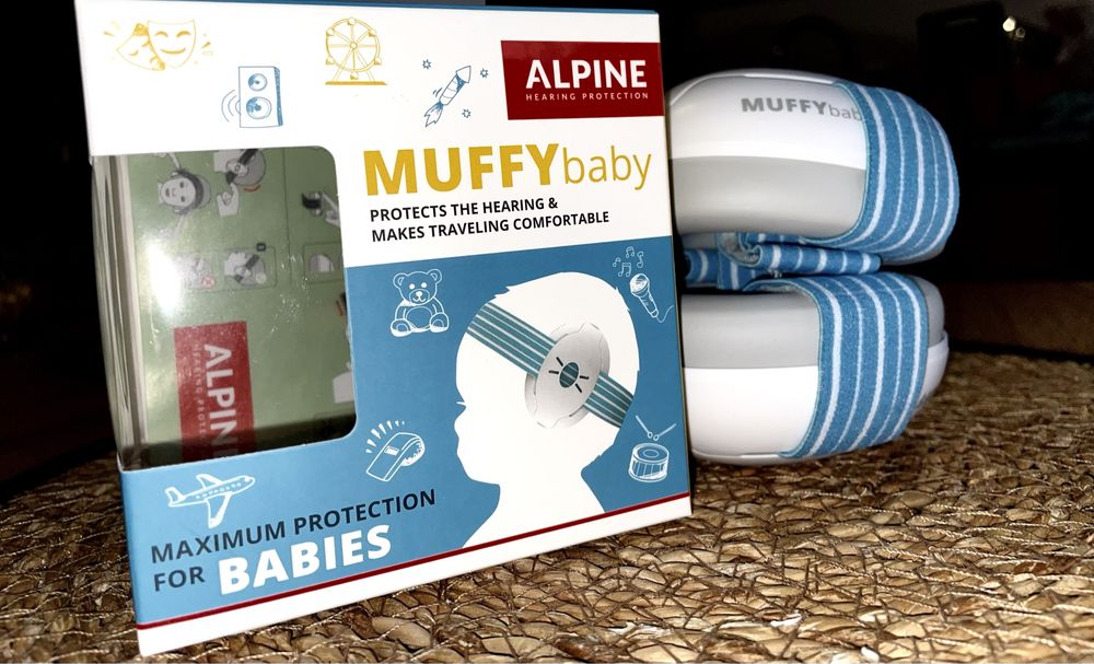 Căști AntiFonice pentru bebeluși de la 0-3 ani Muffy Baby Blue