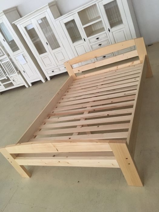 Pat lemn masiv 160/200