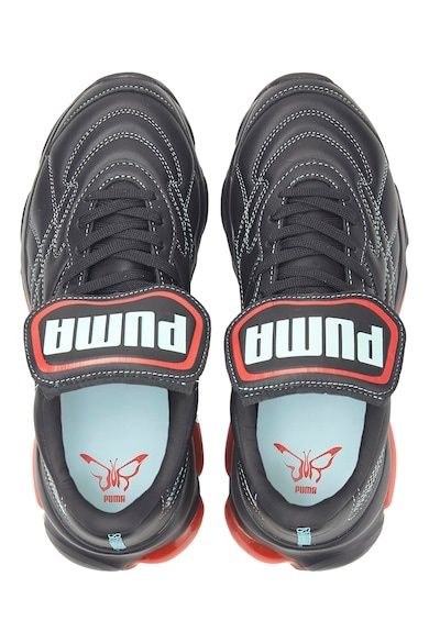 Pantofi sport de piele cu cusaturi contrastante Dome King PUMA 5.5(36)