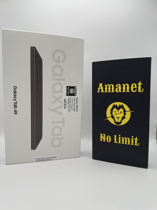 Galaxy TAB A9 Grey 64GB / 4GB RAM Modelul cu Sim SIGILAT Garantie 1AN.